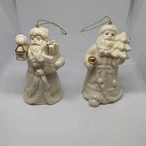 2 Imperial Collection Santa Claus Porcelain Gifts